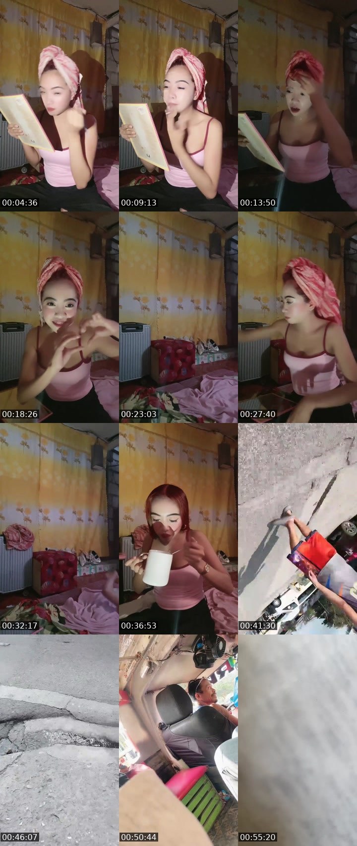 Contact-sheet preview of 👸Aravielle🌙's Liveme recording