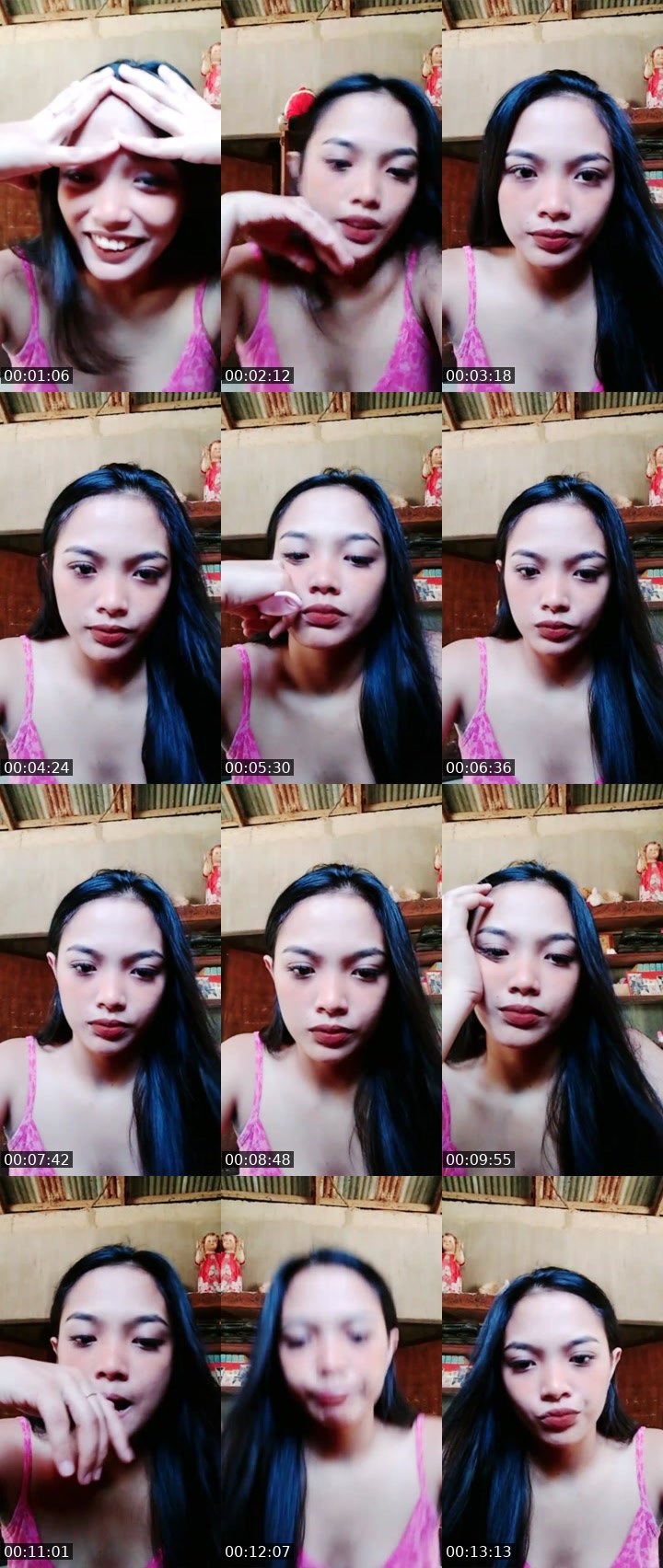 Contact-sheet preview of 👸 kaori 🐉's Liveme recording
