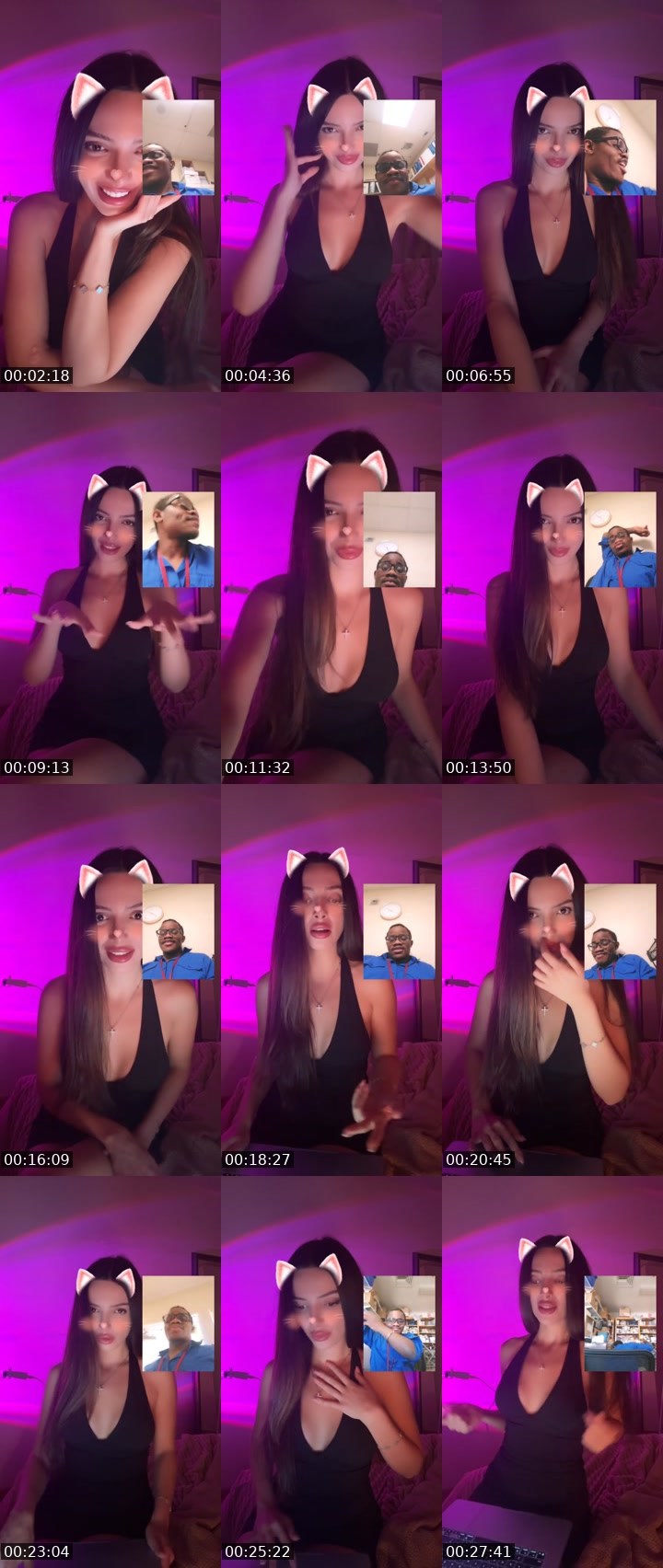 Contact-sheet preview of Jasmine💘's Liveme recording