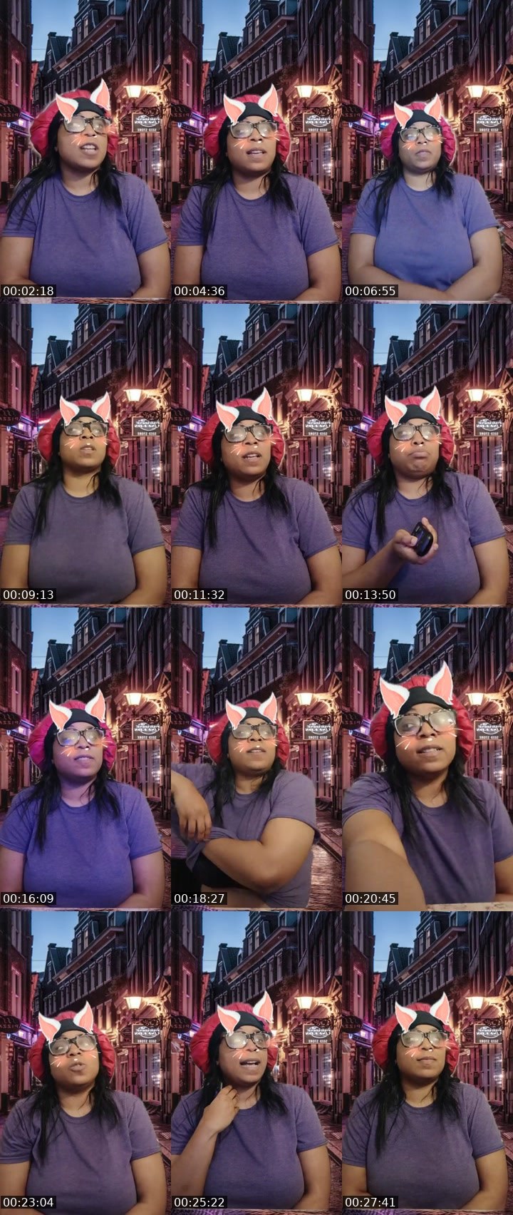 Contact-sheet preview of Q👸een 🗝Kendra's Liveme recording