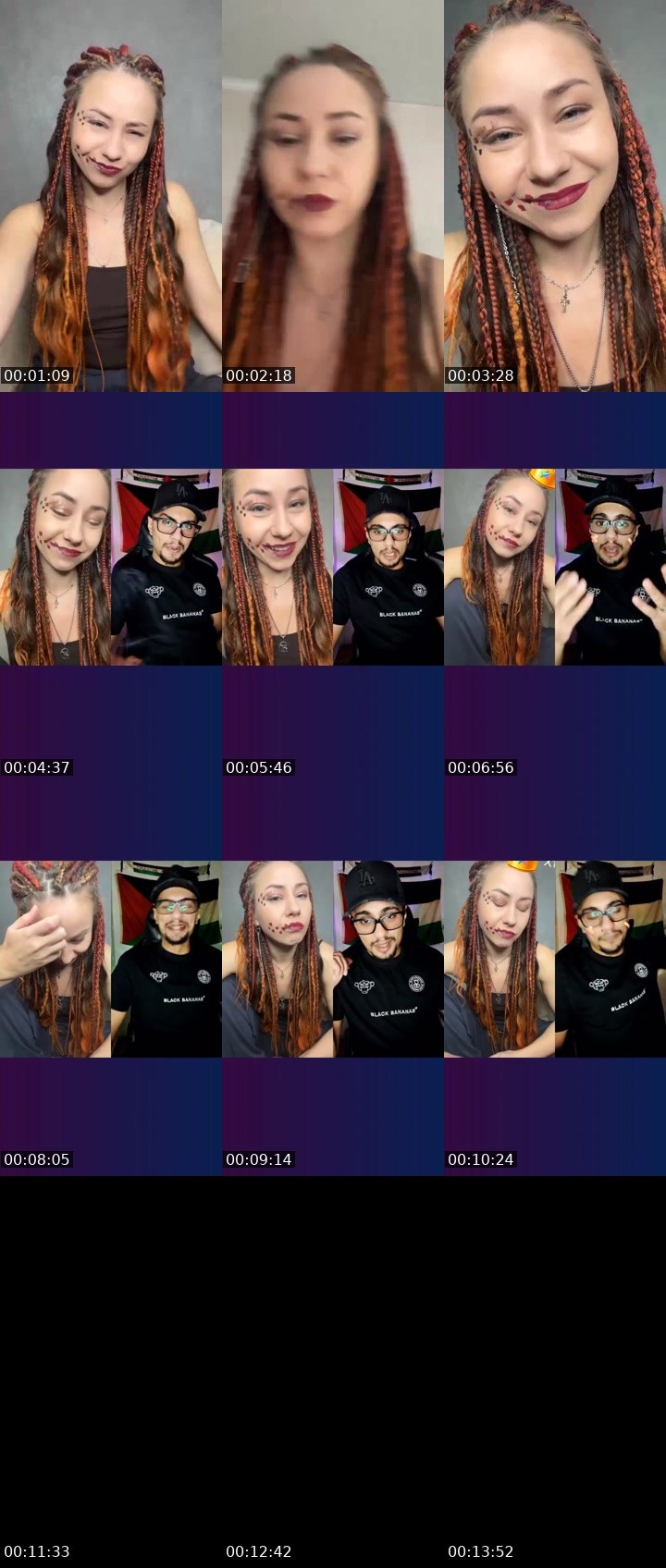 Contact-sheet preview of MU$E💎236к℄'s Liveme recording