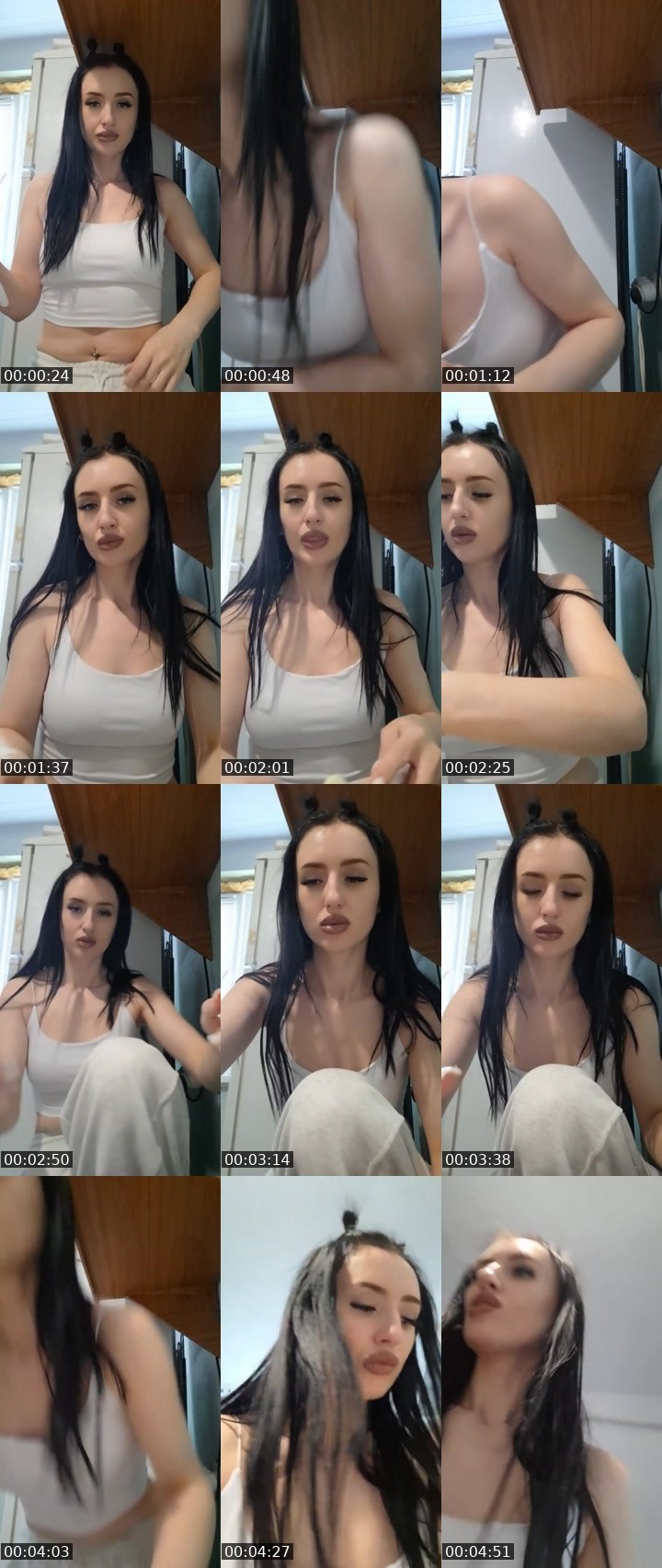 Contact-sheet preview of 🌸MARUsIA💯's Liveme recording