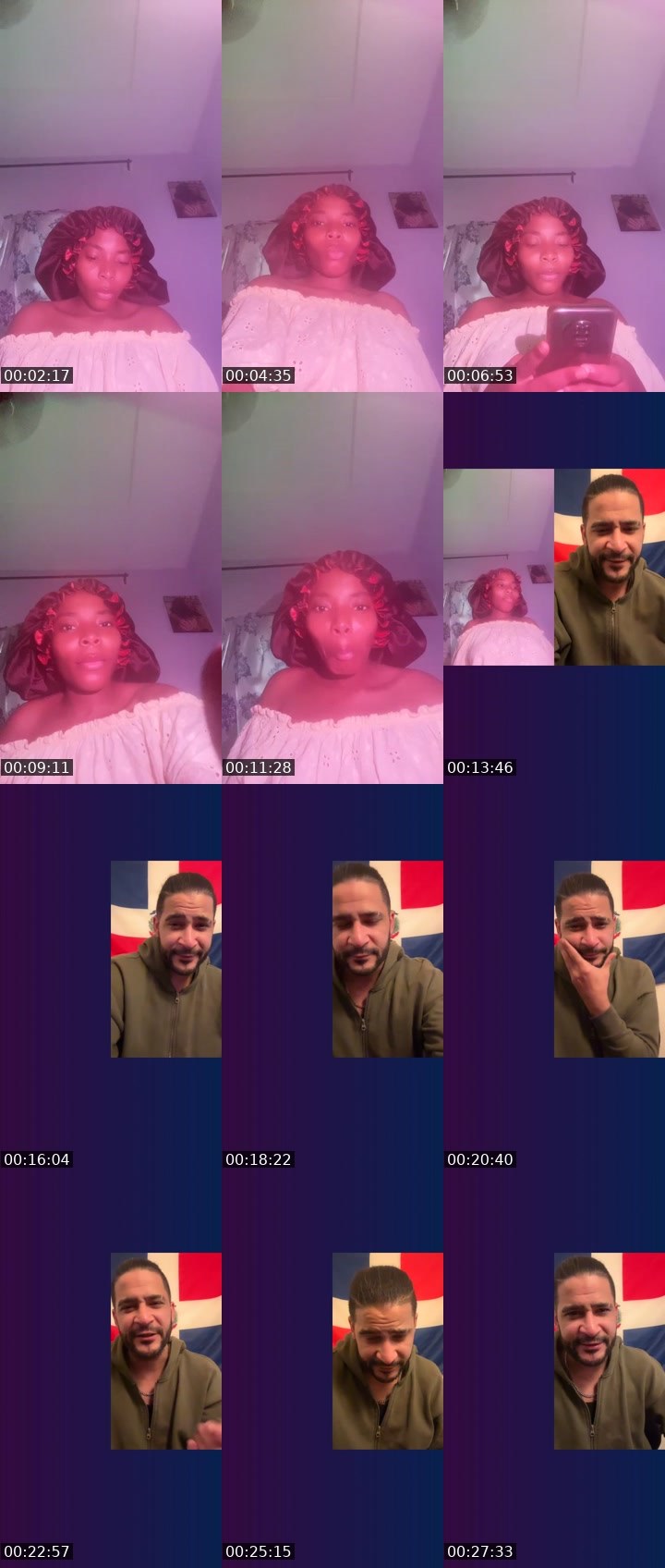 Contact-sheet preview of 💕 𝓝𝓨𝓧 💘's Liveme recording