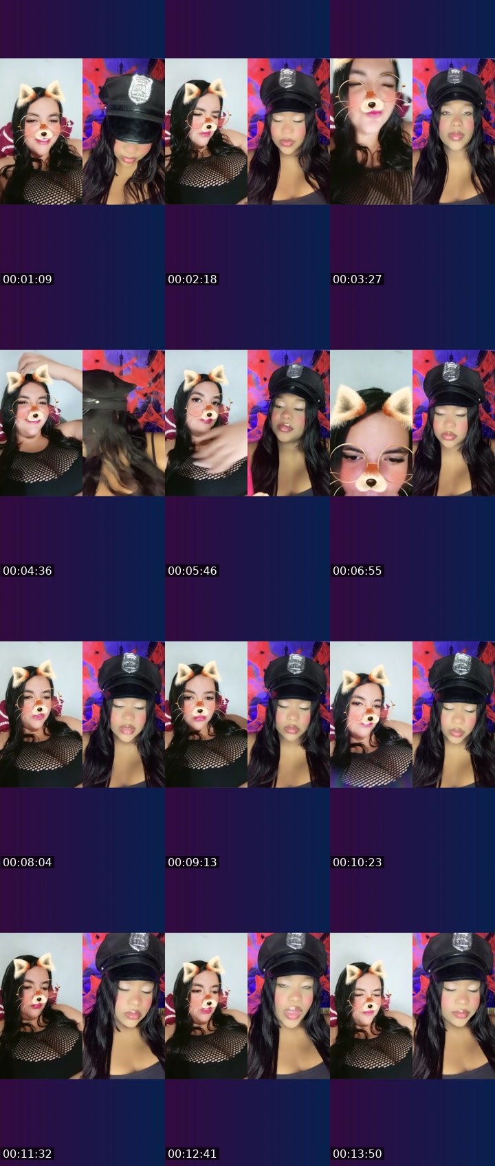 Contact-sheet preview of 🔆AngieB😼🥑's Liveme recording
