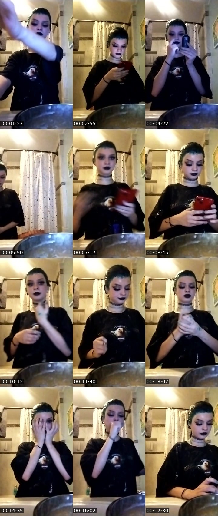Contact-sheet preview of itsbuggg's Liveme recording