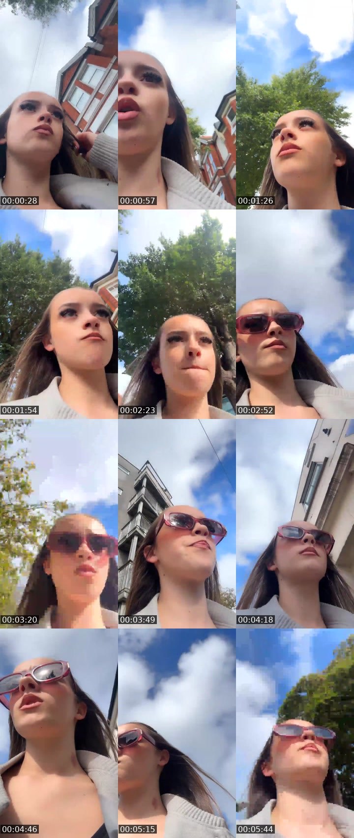 Contact-sheet preview of Gracie.xoxo's Liveme recording