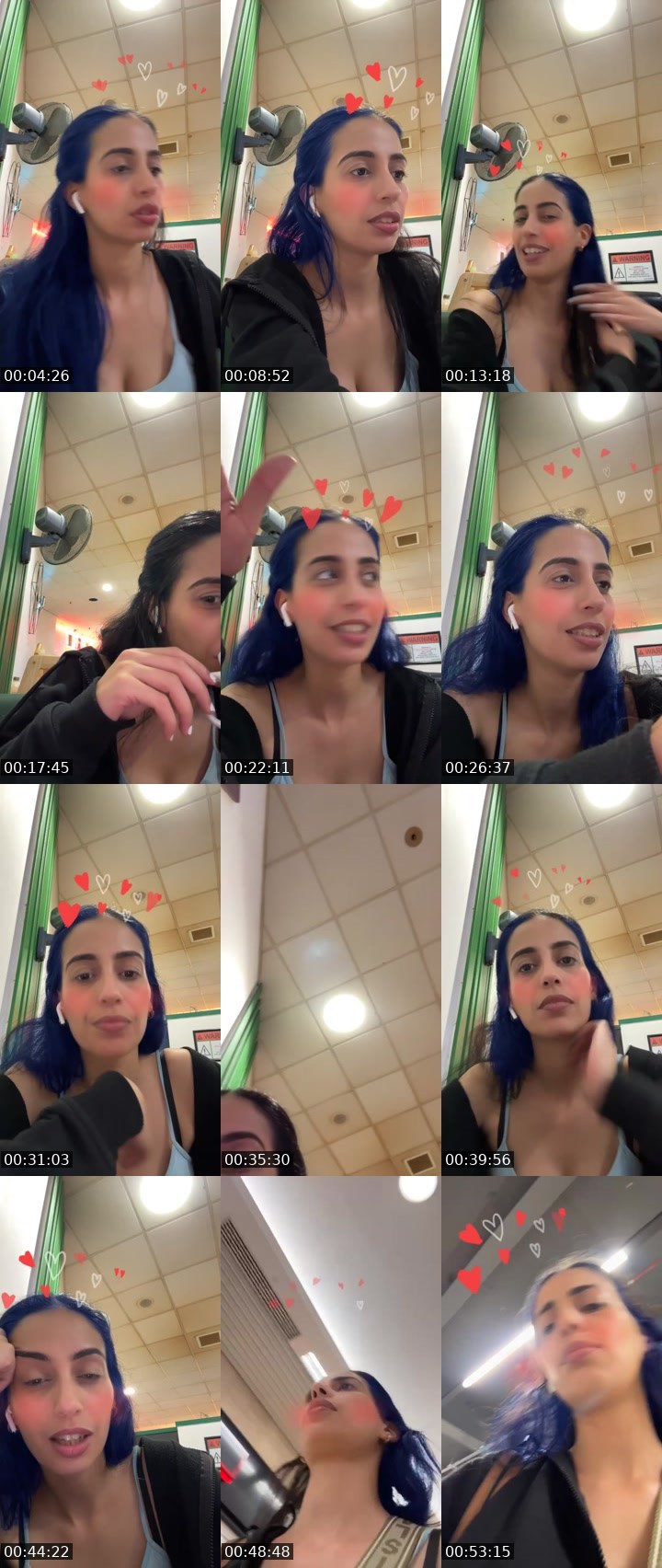 Contact-sheet preview of 𝐌𝐘𝐒𝐓𝐄𝐑𝐘 🐝's Liveme recording