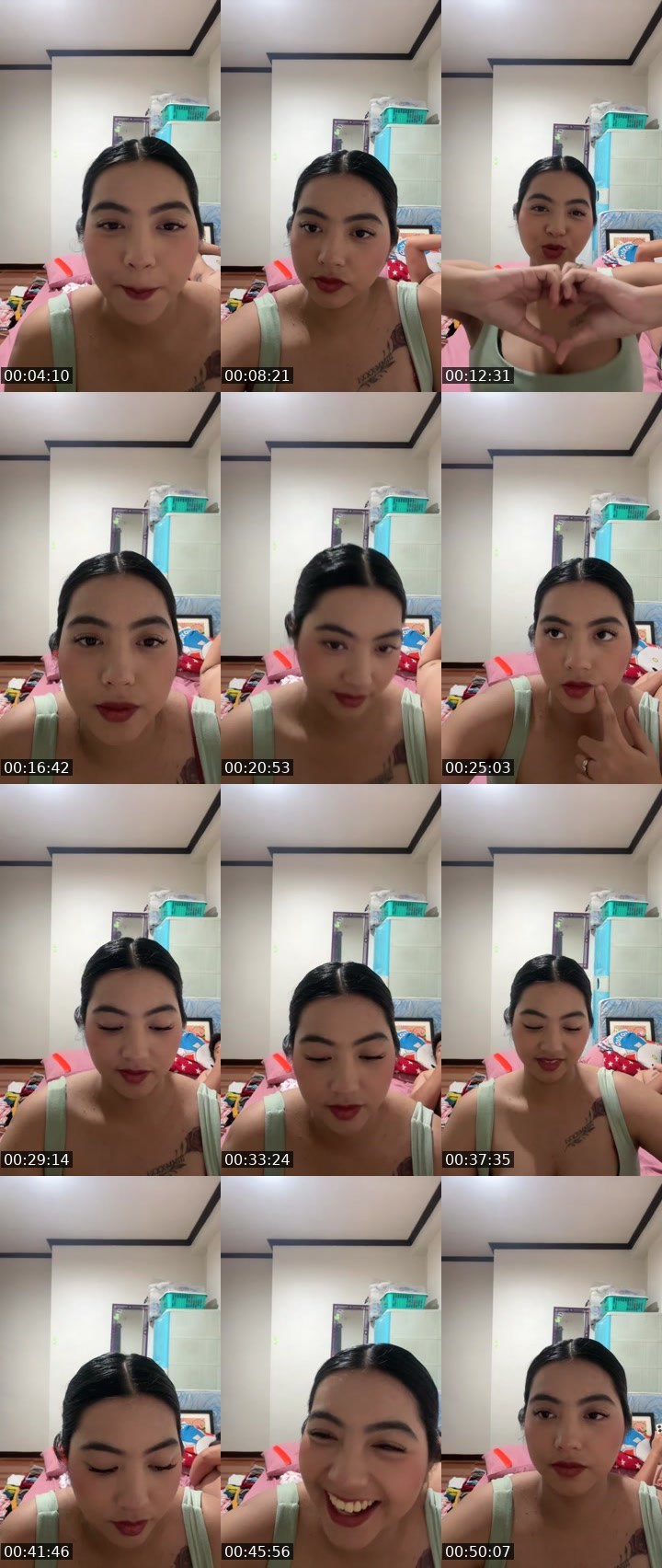 Contact-sheet preview of 👸🏻Cercy🫧's Liveme recording