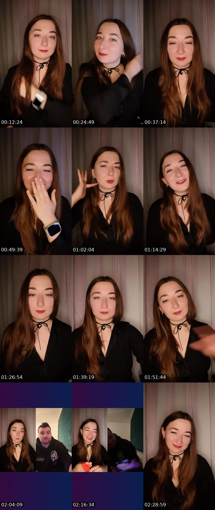 Contact-sheet preview of ꋊҽʂʂα 🧡's Liveme recording