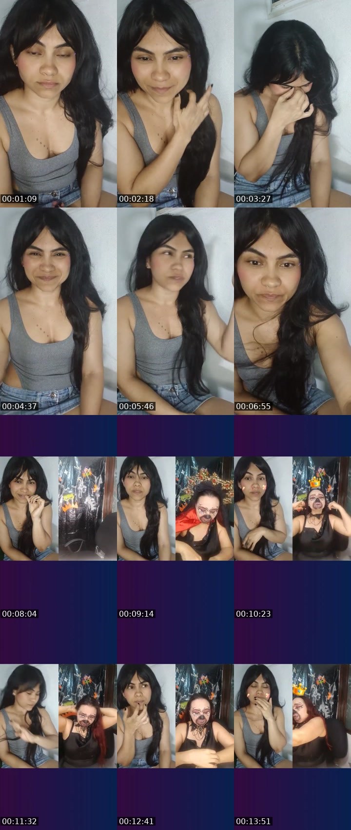 Contact-sheet preview of 🔆⃤🌈ᒐeidyᕈol's Liveme recording