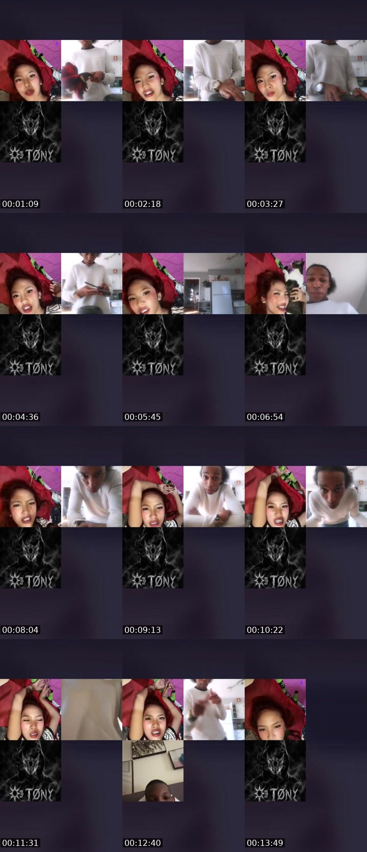 Contact-sheet preview of 🍃👸Nova🧜's Liveme recording