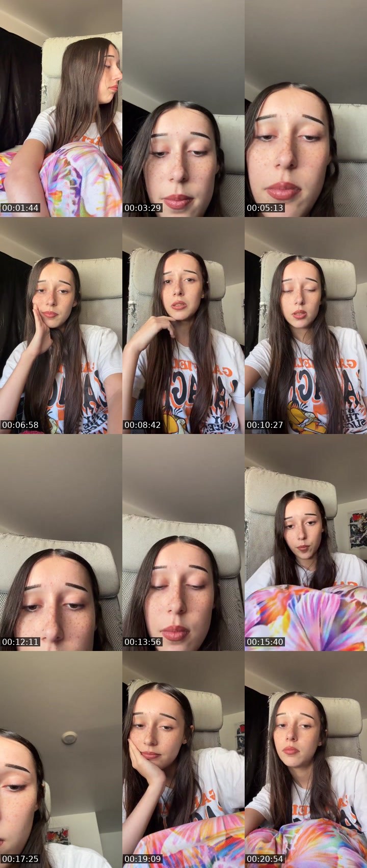 Contact-sheet preview of C4rlyy's Liveme recording