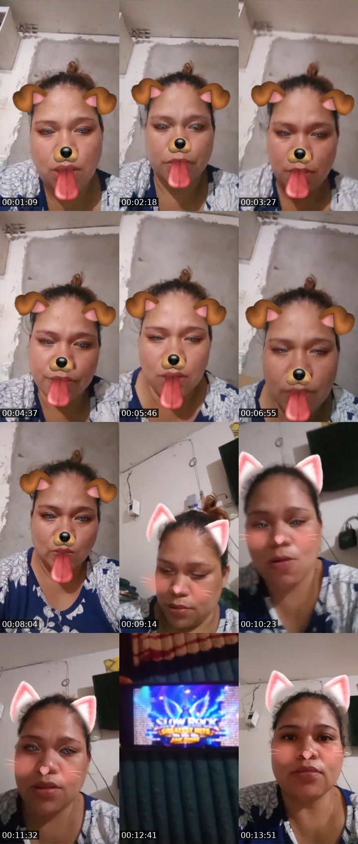 Contact-sheet preview of 🫅Addison🫧's Liveme recording