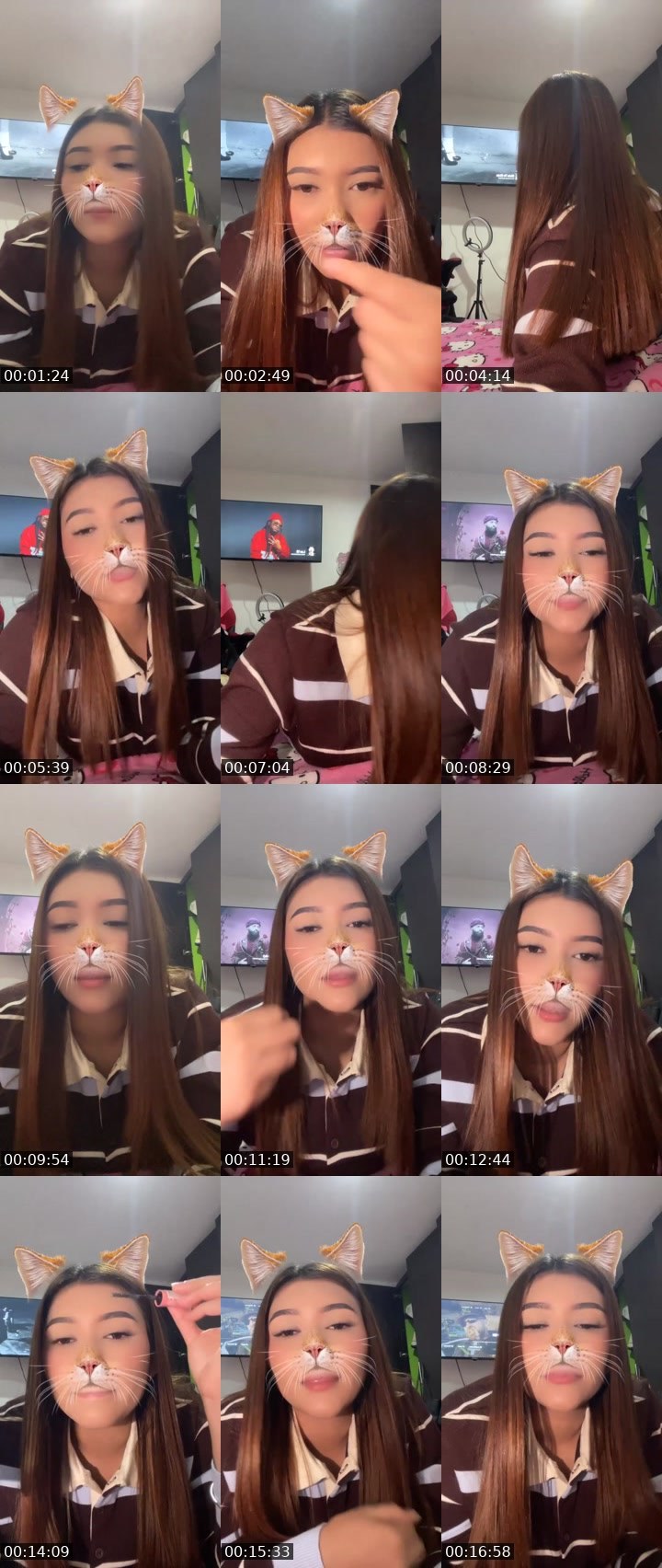Contact-sheet preview of 🌐Julii💋's Liveme recording