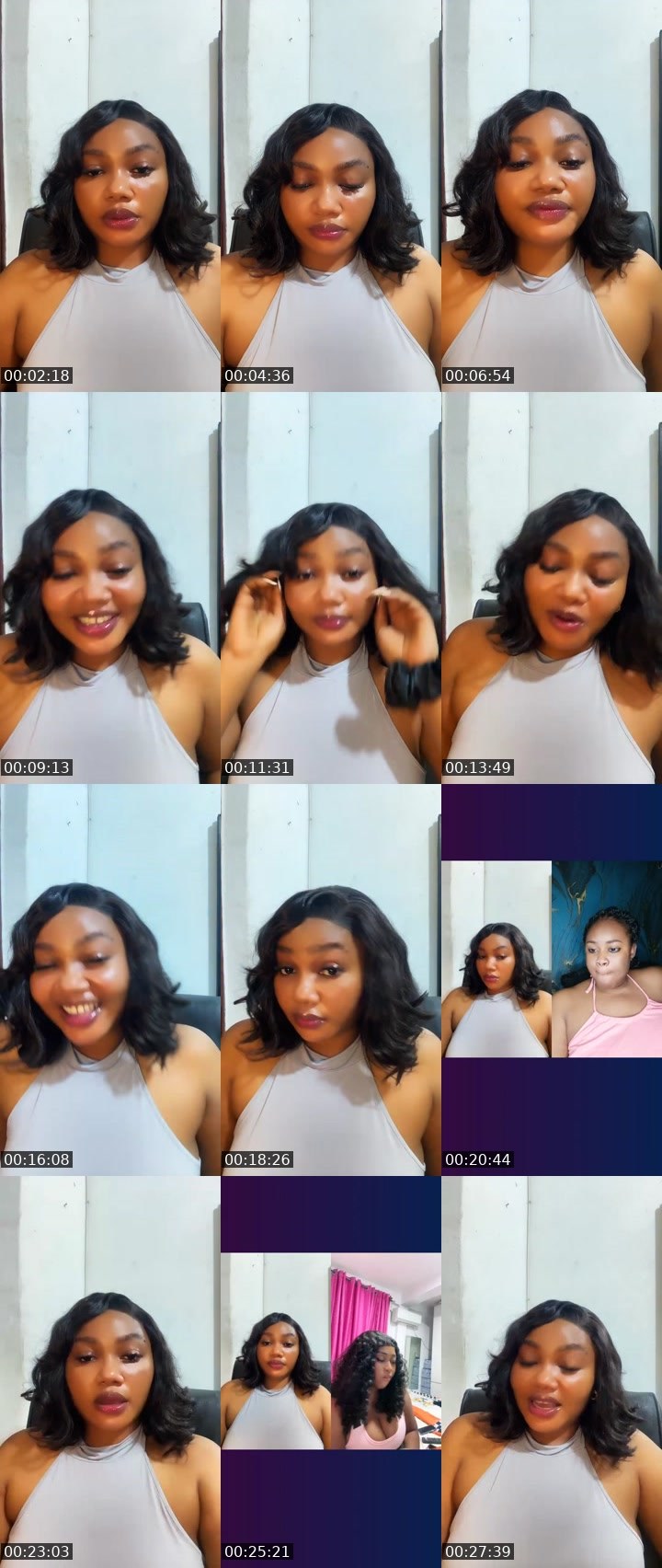 Contact-sheet preview of 🕊️HON£¥🎭🟦⛓️'s Liveme recording