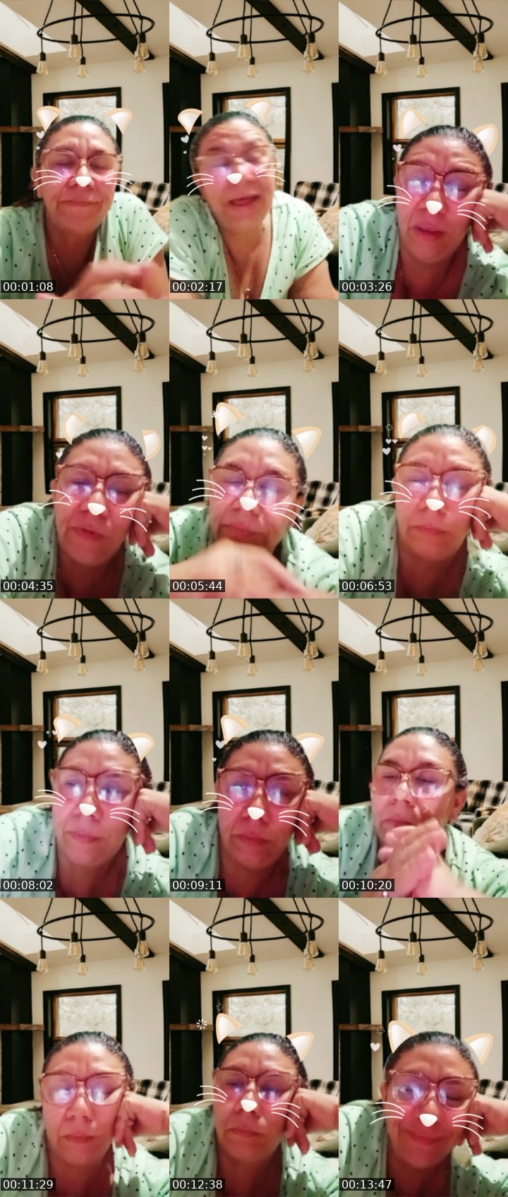 Contact-sheet preview of 🌈𝑨NABELLA🌹's Liveme recording