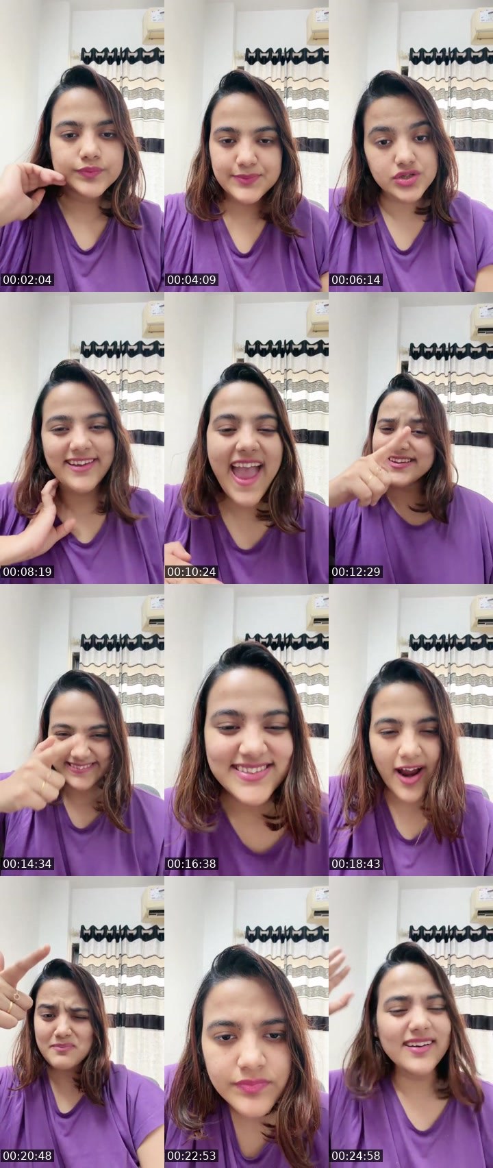 Contact-sheet preview of Precious💎's Liveme recording