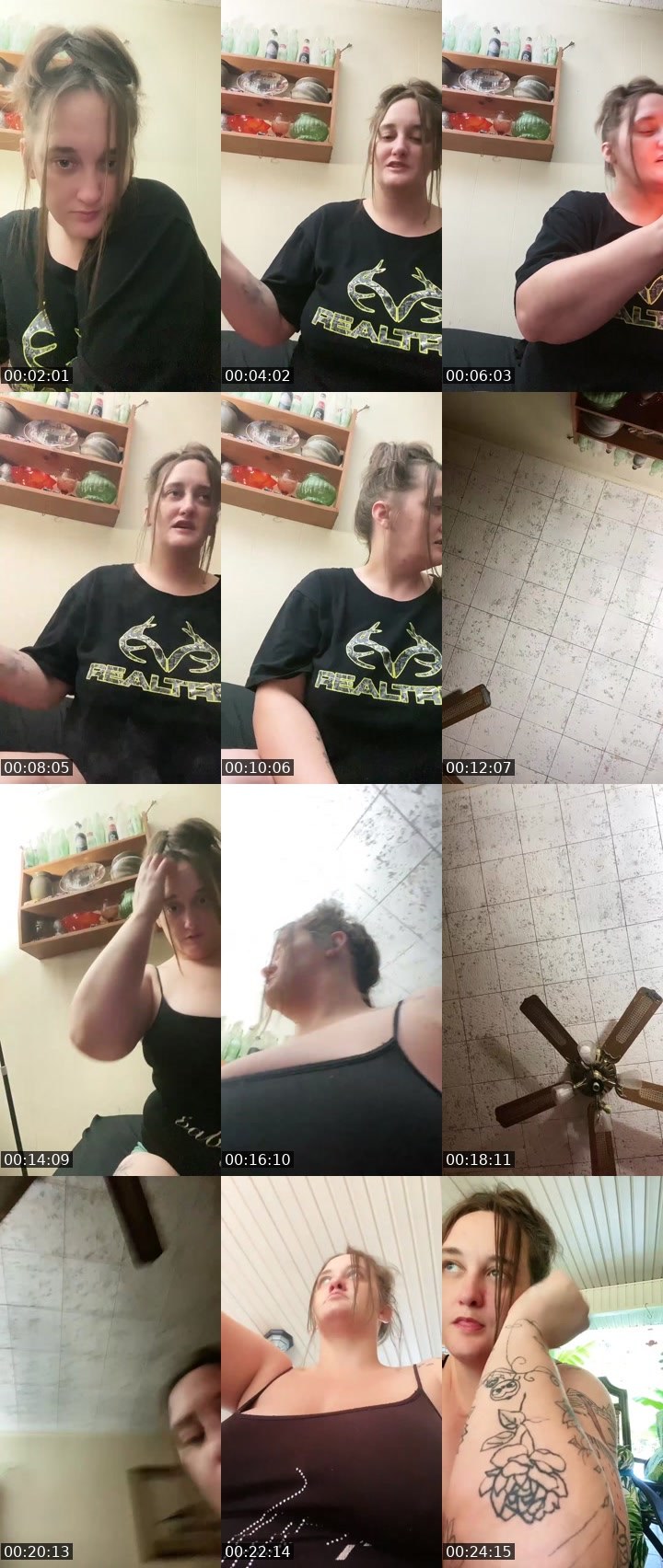 Contact-sheet preview of Prettycurls's Liveme recording