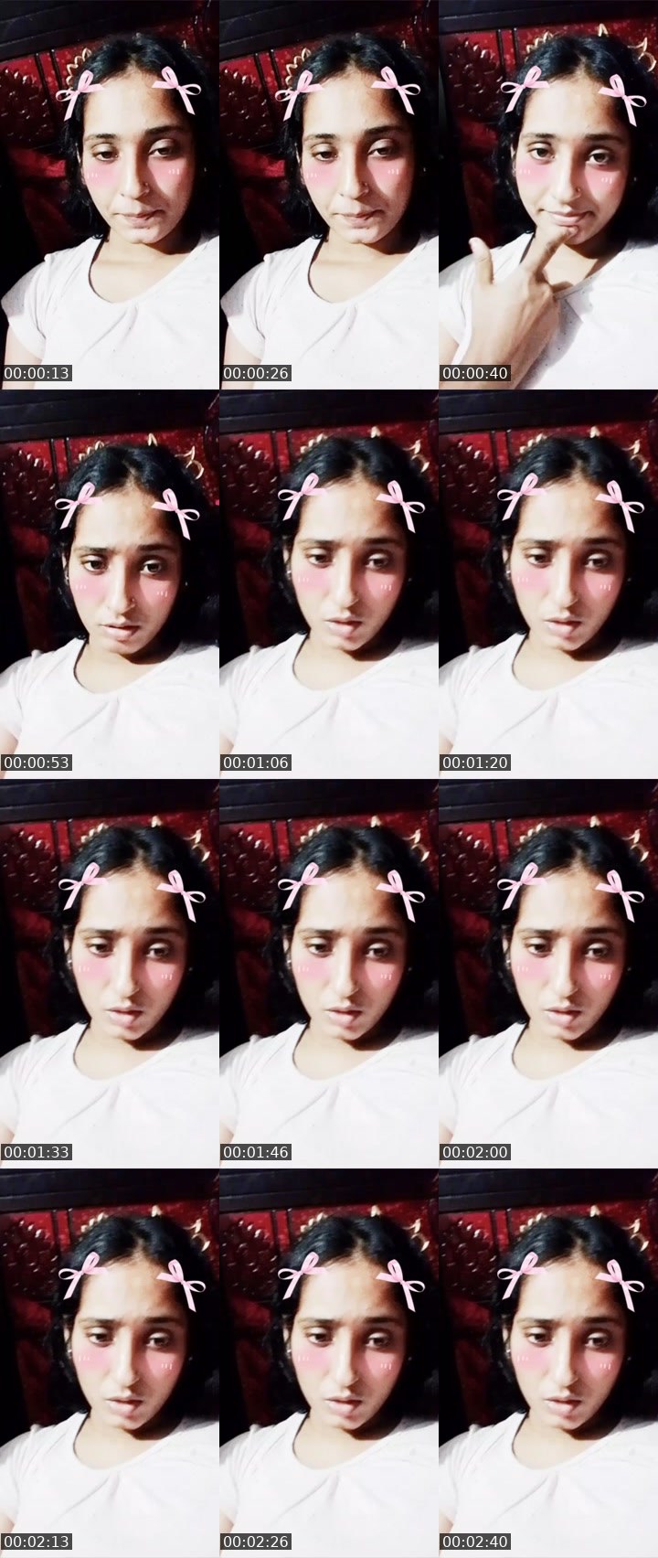 Contact-sheet preview of suborna subu's Liveme recording