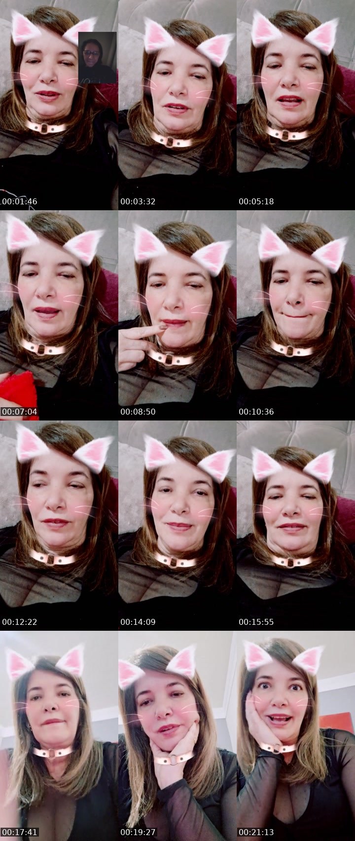 Contact-sheet preview of Bel Vida1k's Liveme recording