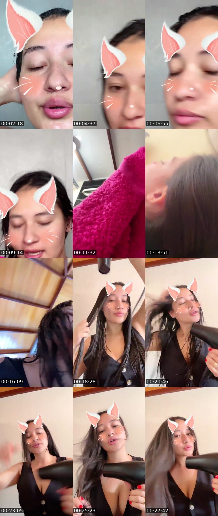 Contact-sheet preview of 50k🙏🏽❤️Cleopatra🪐's Liveme recording
