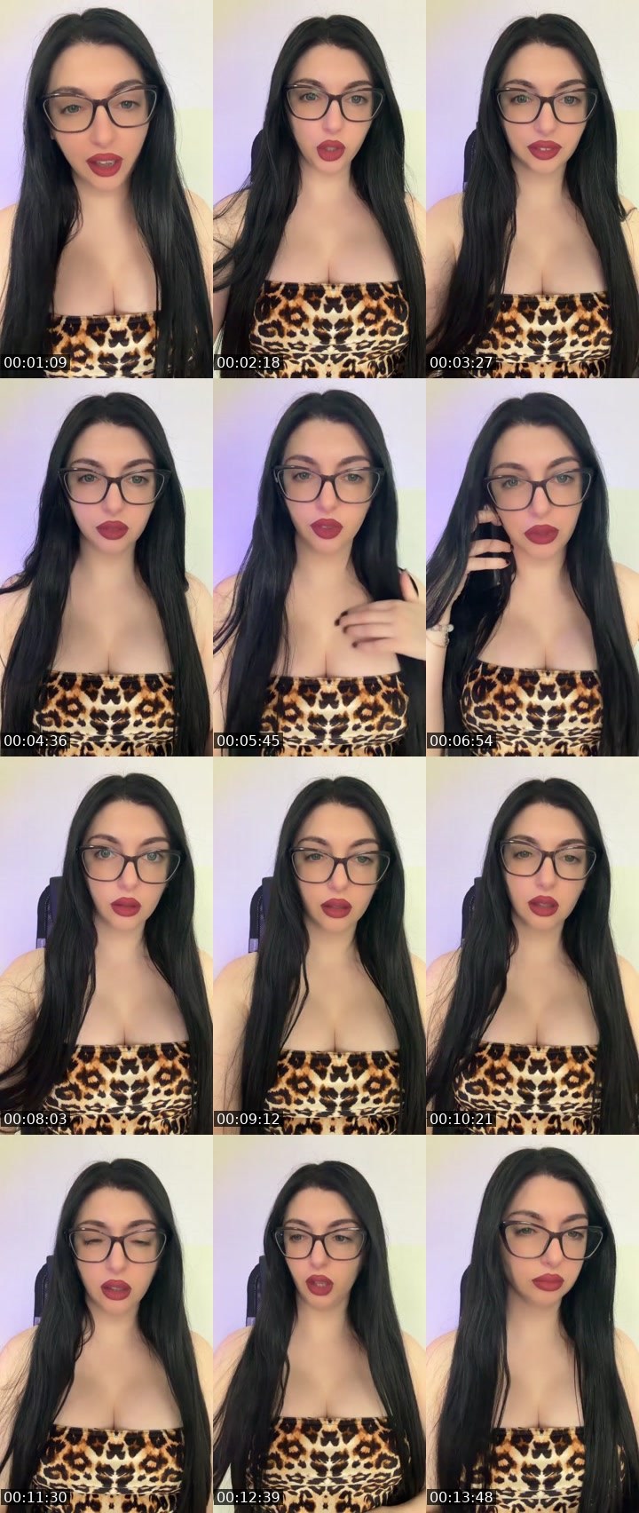 Contact-sheet preview of 💋Alena💋's Liveme recording