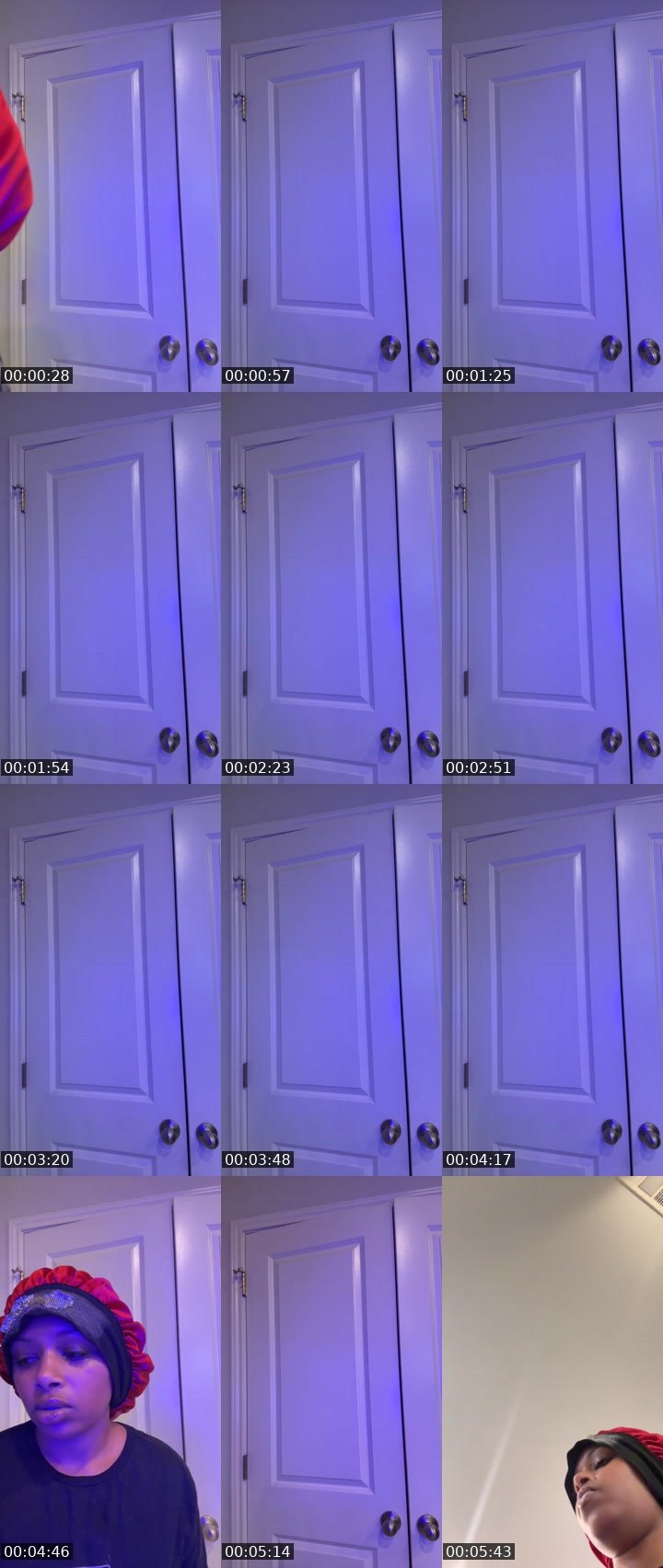 Contact-sheet preview of Eyerus's Liveme recording