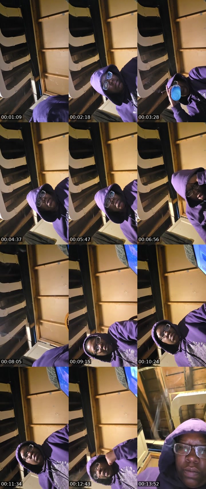 Contact-sheet preview of 💯 TWIN 🌈's Liveme recording