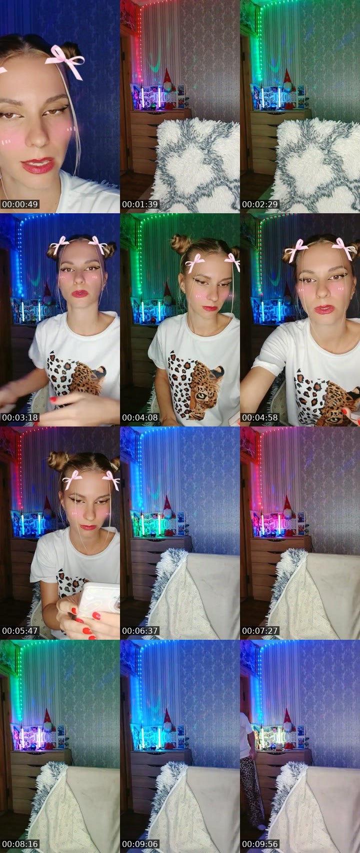 Contact-sheet preview of 🎀 Senorita 🎀's Liveme recording
