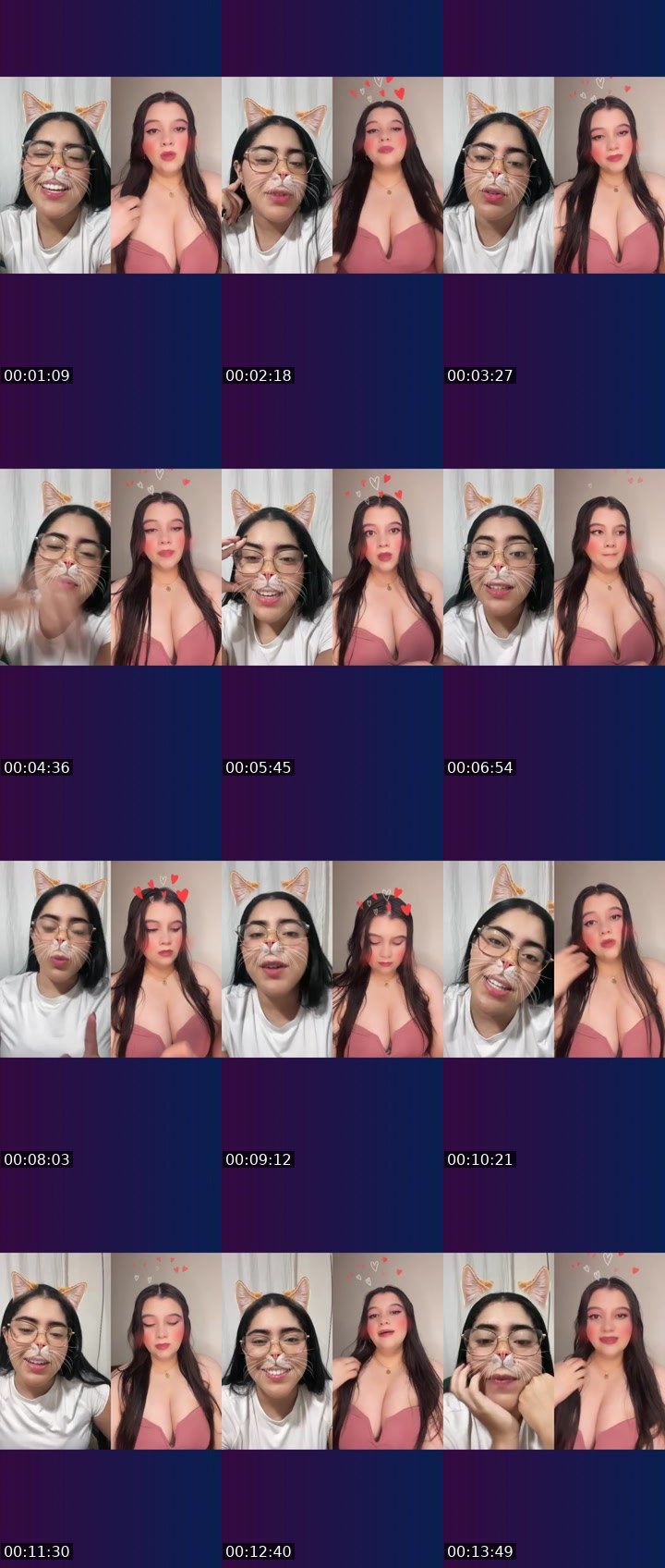 Contact-sheet preview of 𝓝𝓲𝓬𝓸𝓵𝓮🤎✨'s Liveme recording
