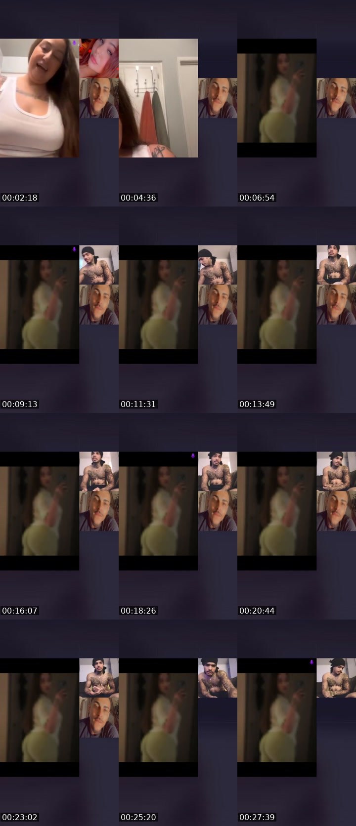 Contact-sheet preview of 🤍MightyWoman✝️'s Liveme recording