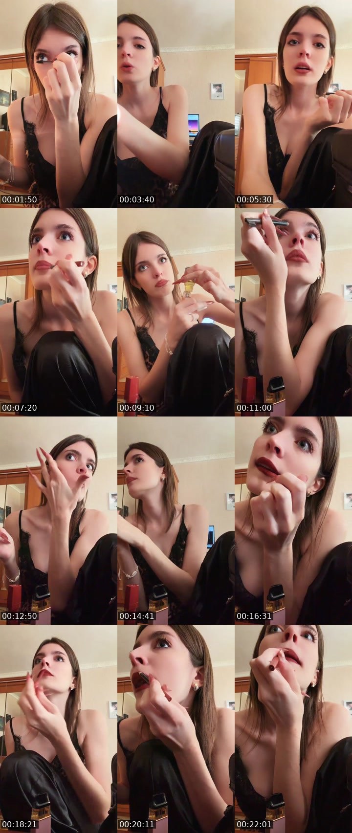 Contact-sheet preview of 56К⭐️🅂🄷🄰🄽🄸🄰⭐️'s Liveme recording
