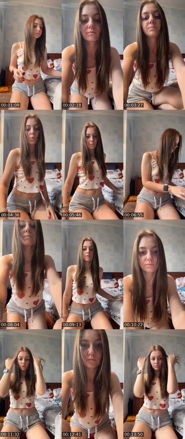 Contact-sheet preview of 𝓢𝓮𝓬𝓻𝓮𝓽 𓆩♡𓆪's Liveme recording