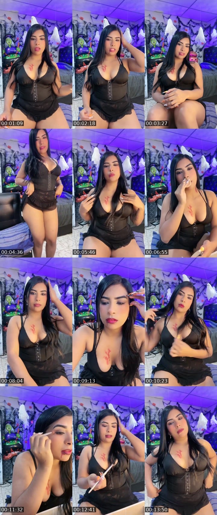 Contact-sheet preview of ☁️Ms. April🔮💯's Liveme recording