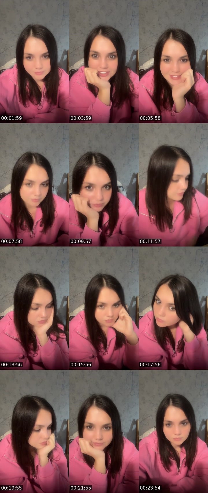 Contact-sheet preview of Nastya KH 😇's Liveme recording