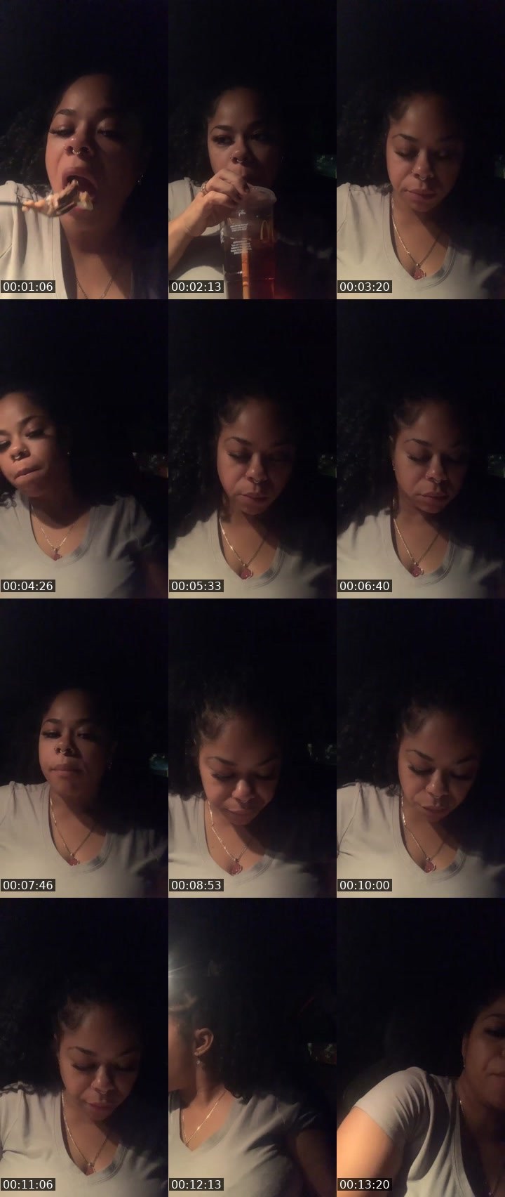 Contact-sheet preview of 🎭⃤ ČĤÚĹĂ 🇩🇴🇯🇲〽️'s Liveme recording