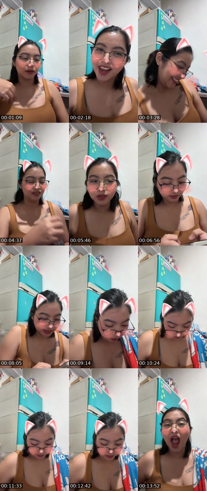 Contact-sheet preview of 👸🏻Cercy🫧NP's Liveme recording