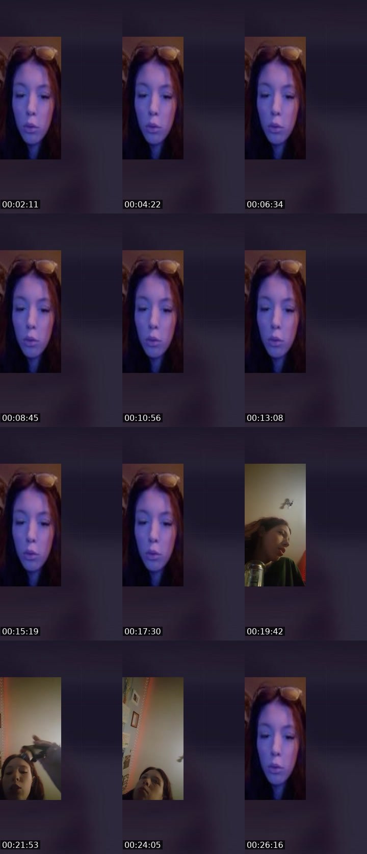 Contact-sheet preview of 420prettymama's Liveme recording