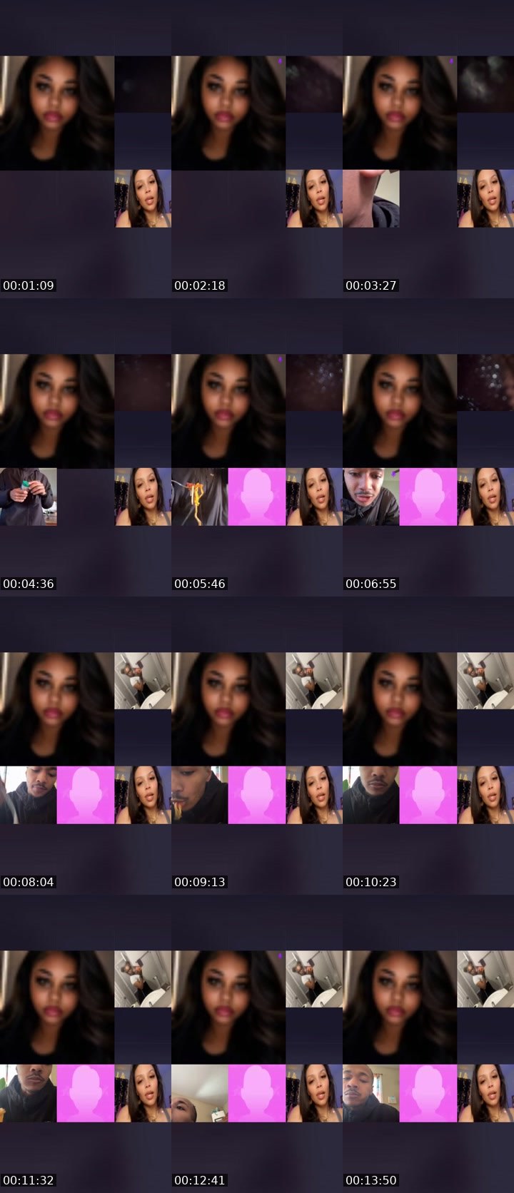Contact-sheet preview of 🥀 𝕭𝖑𝖆𝖓𝖈𝖔 💋's Liveme recording
