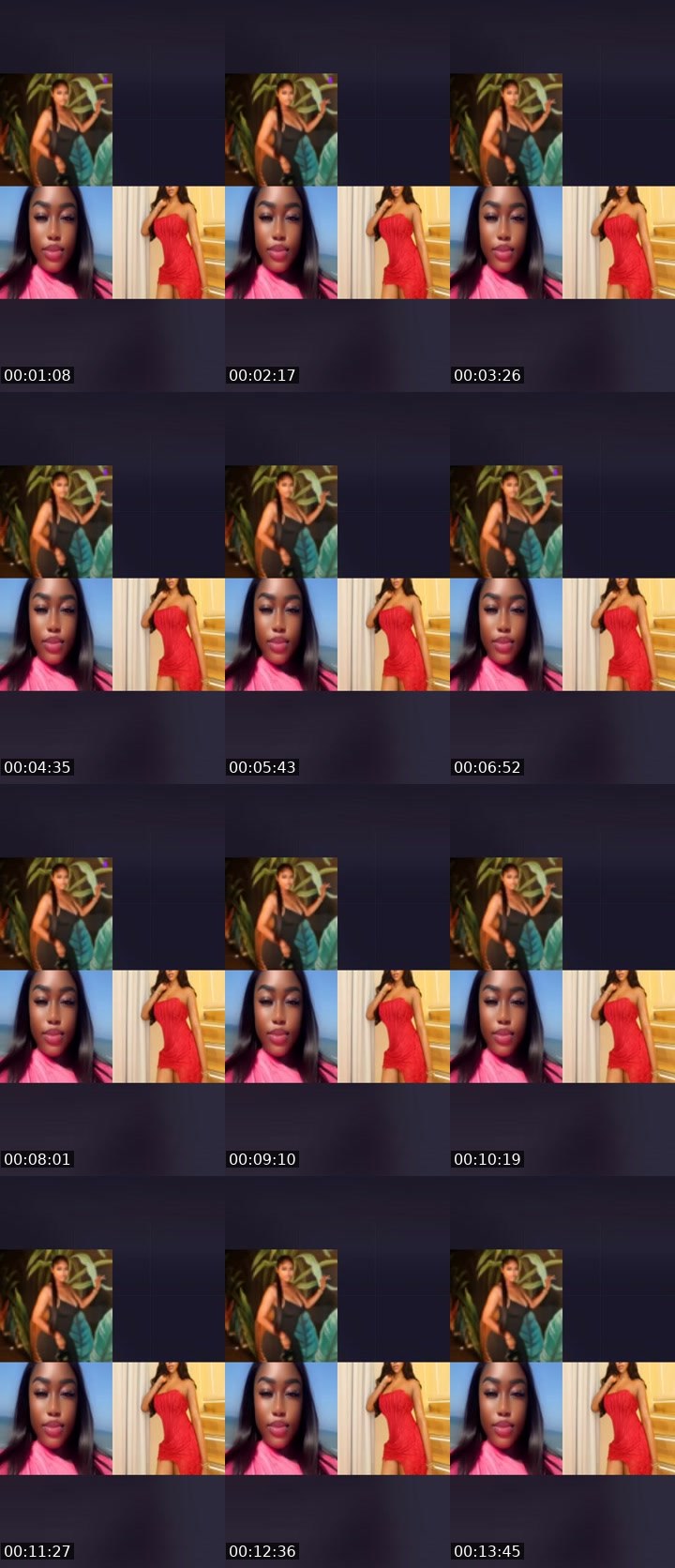 Contact-sheet preview of 🪽CAPRICORN🌟's Liveme recording