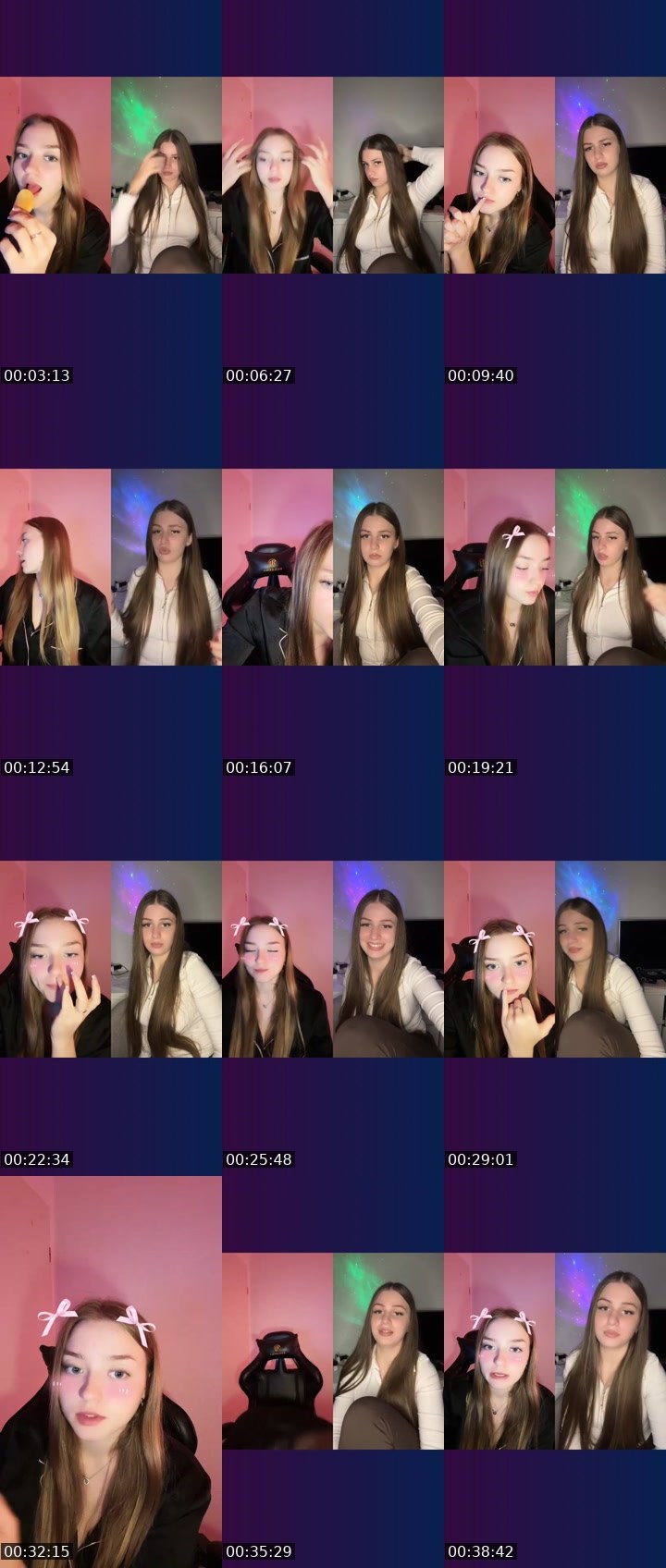 Contact-sheet preview of Shakira🥰🇺🇦's Liveme recording