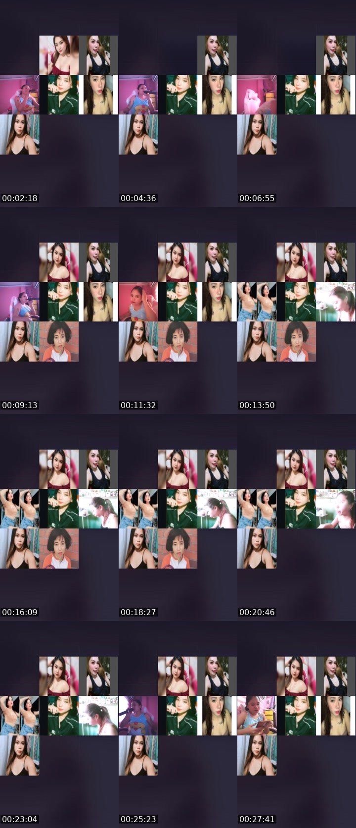 Contact-sheet preview of ㋡ᴹⱽᴾCrissy's Liveme recording
