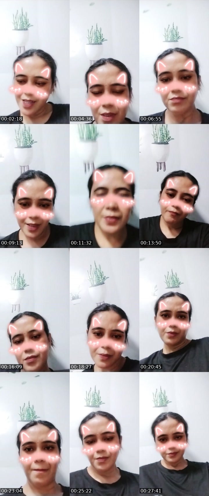 Contact-sheet preview of @vhan27's Liveme recording