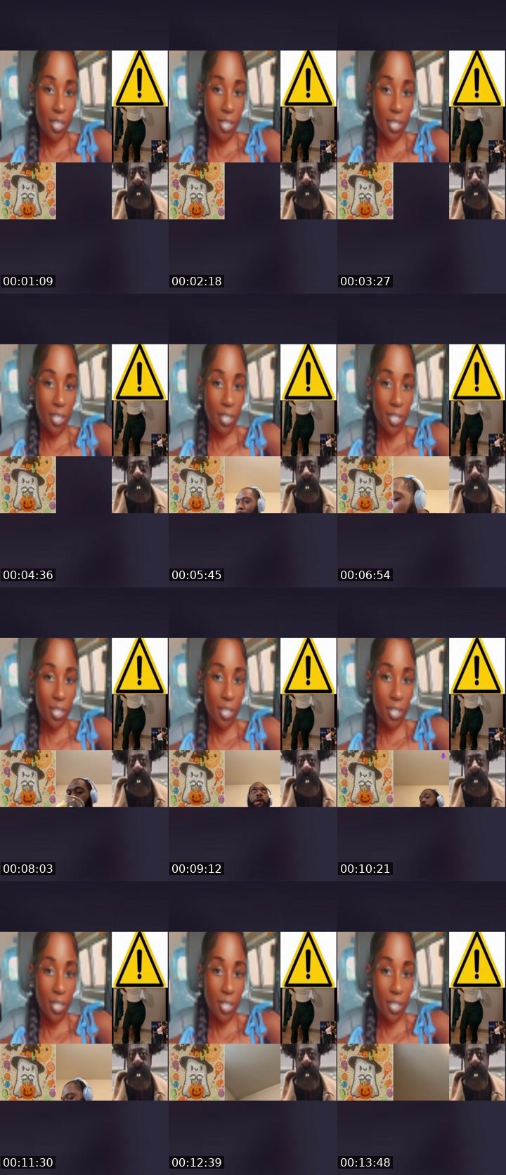 Contact-sheet preview of Ny♉GotUmMad😙's Liveme recording