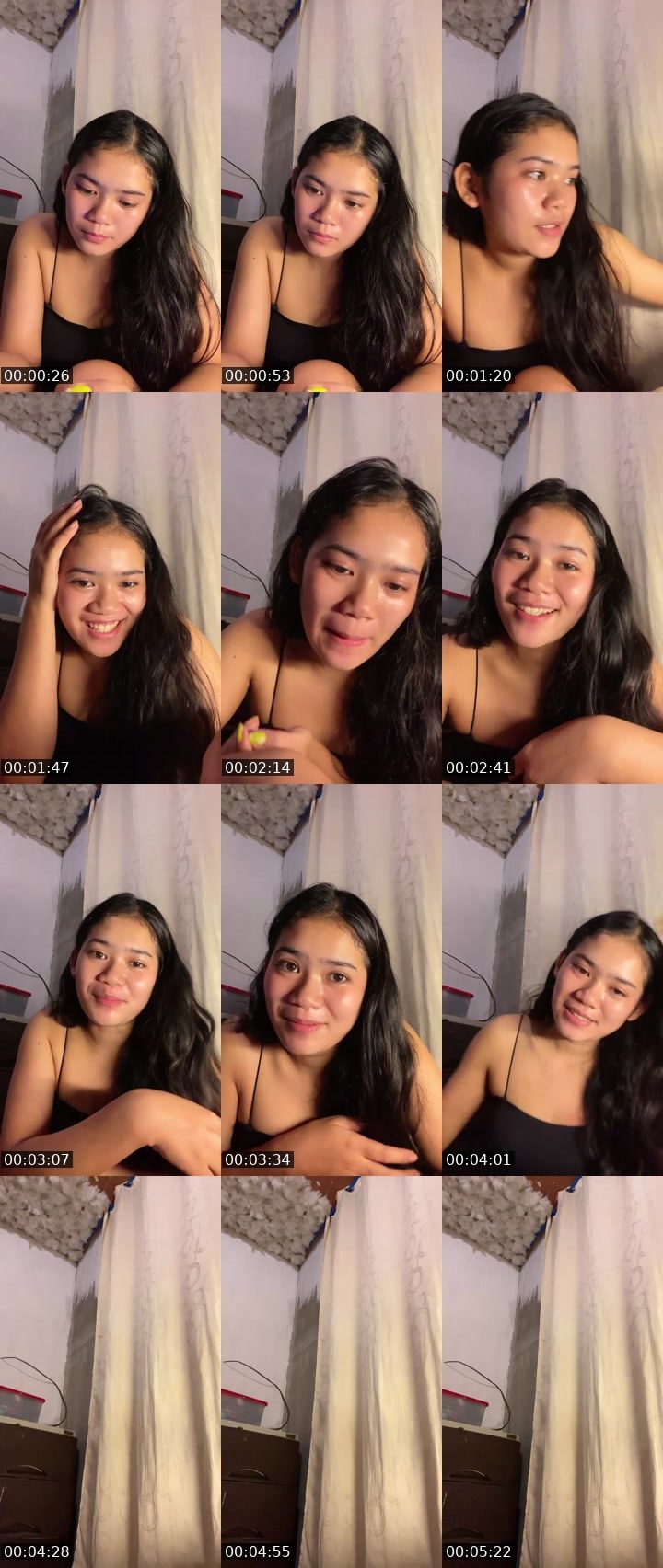 Contact-sheet preview of ☝️❤️belle🇵🇭's Liveme recording
