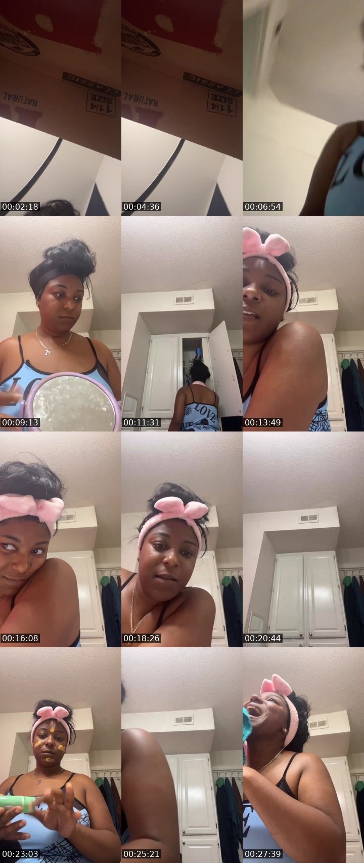 Contact-sheet preview of Slimthickiee's Liveme recording