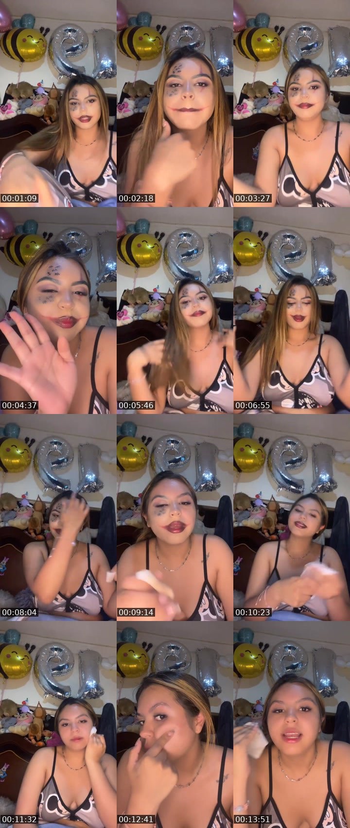 Contact-sheet preview of Emily9876☁️'s Liveme recording