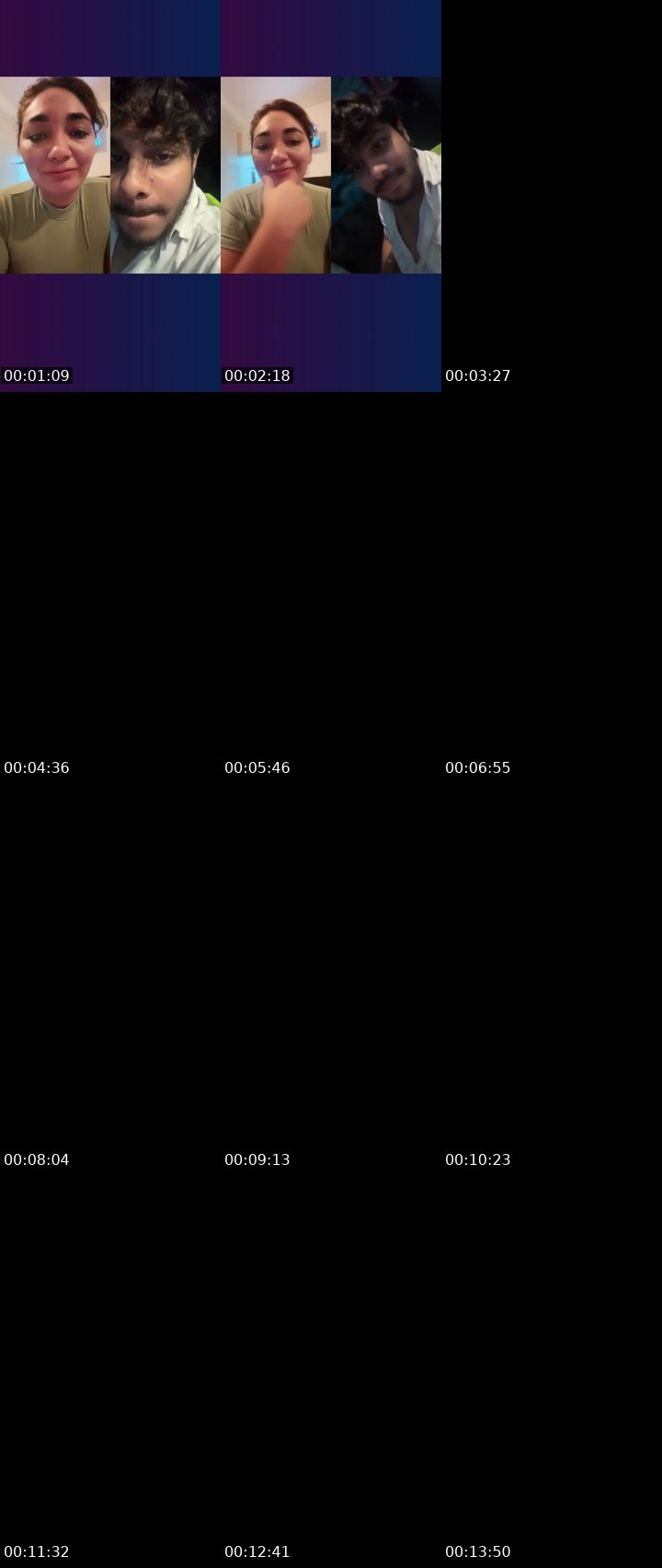 Contact-sheet preview of Roselin☁️'s Liveme recording