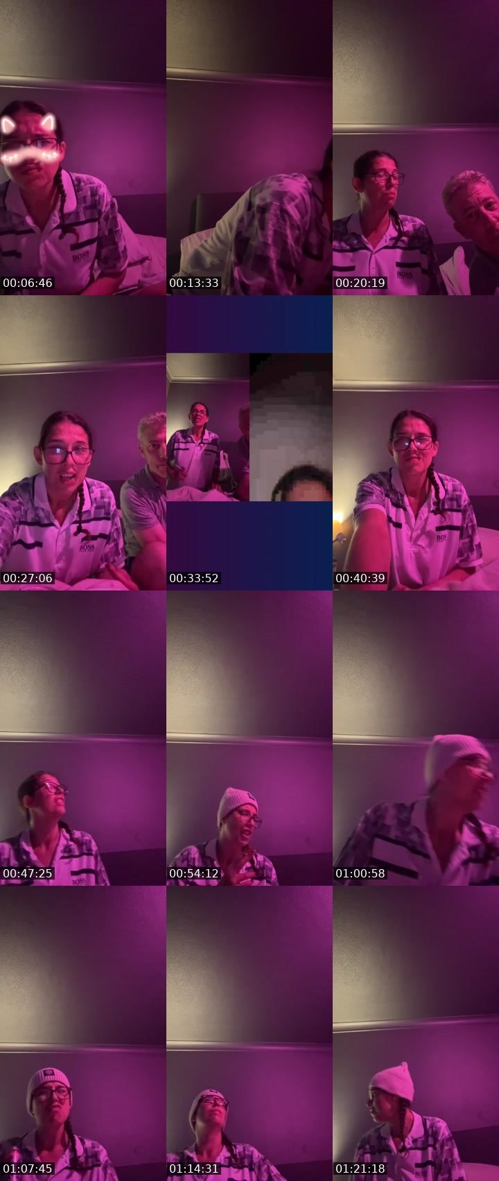 Contact-sheet preview of Queen buzzing bee's Liveme recording