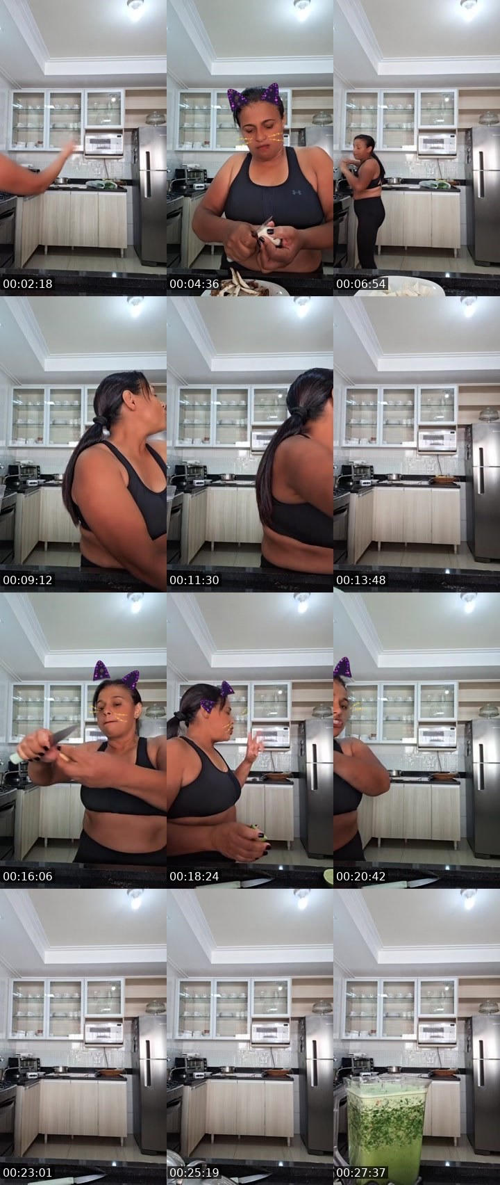 Contact-sheet preview of 17k🍪Valery🍑's Liveme recording